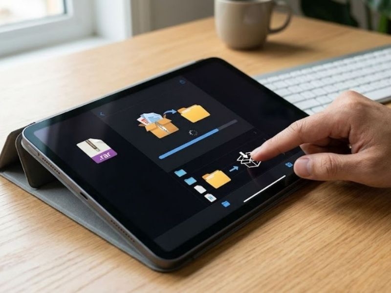 Cách giải nén file RAR trên iPad cho người mới dùng