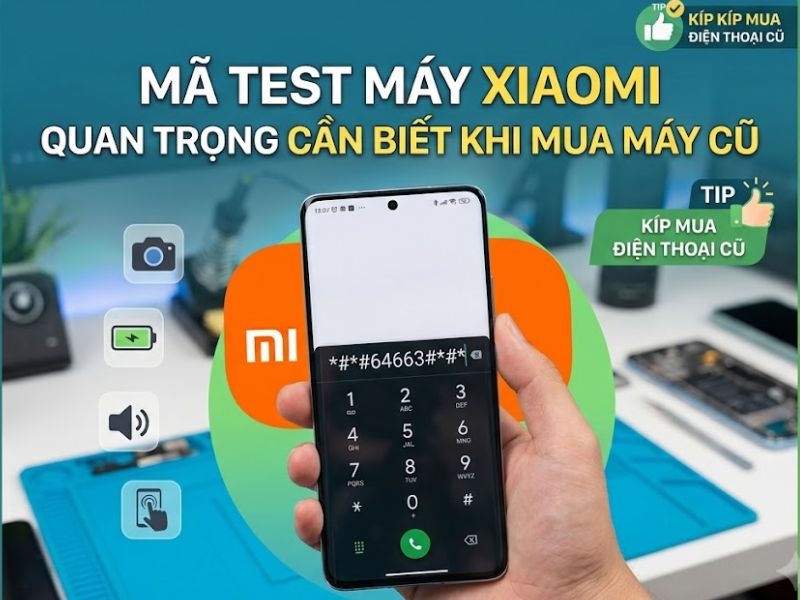 Mã test máy Xiaomi khi mua máy cũ bạn nên biết