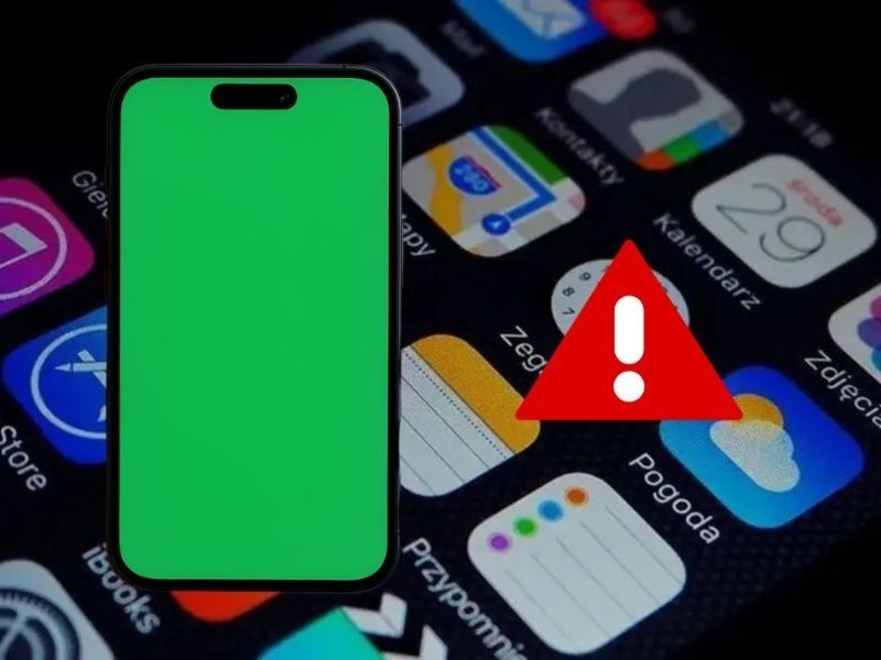 Màn hình iPhone bị xanh lá cây là lỗi gì? Cách xử lý hiệu quả