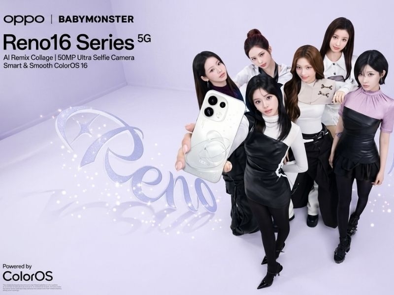 OPPO Reno16 Series ra mắt toàn cầu ngày 25/6 cùng BABYMONSTER