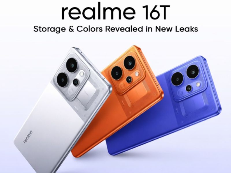 Realme 16T ra mắt ngày 22/5: Thiết kế mỏng, dùng pin tới 3 ngày