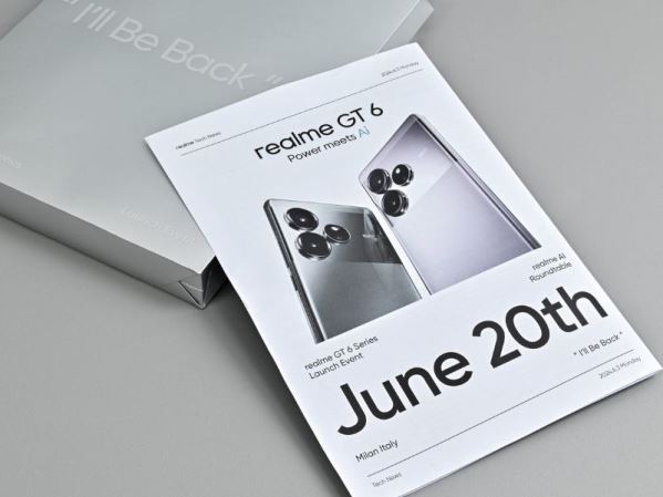 Realme GT6 Trung Quốc xuất hiện trong những hình ảnh chính thức mới