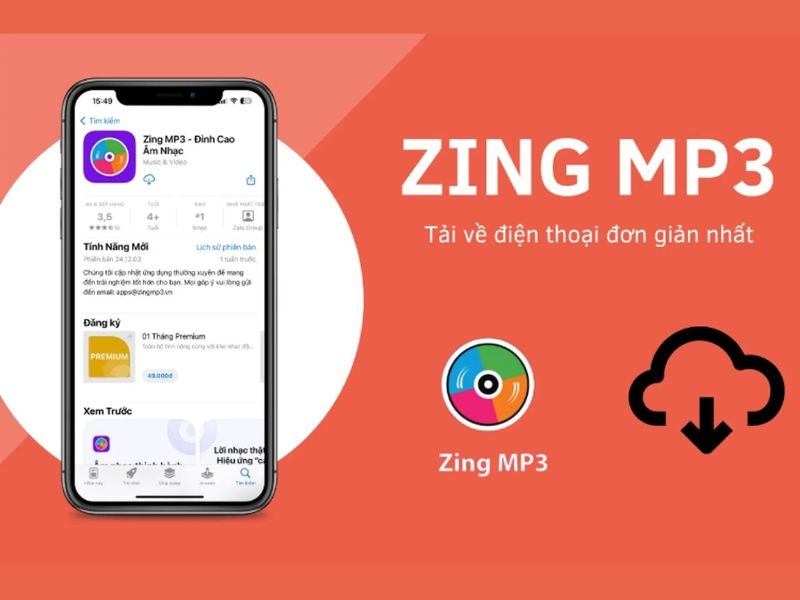 Cách tải nhạc Zing MP3 về điện thoại cực dễ