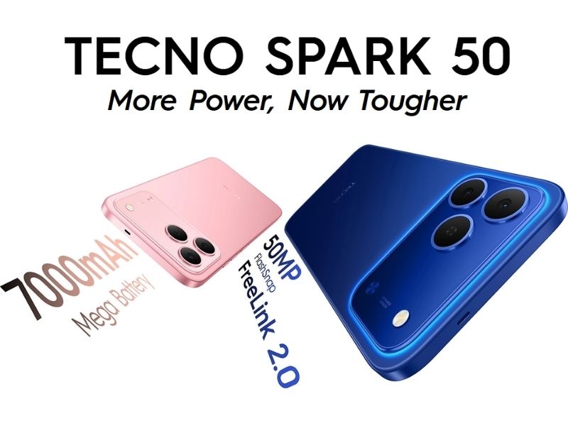 Tecno Spark 50 4G ra mắt với pin cực khủng, giá chỉ từ 4 triệu