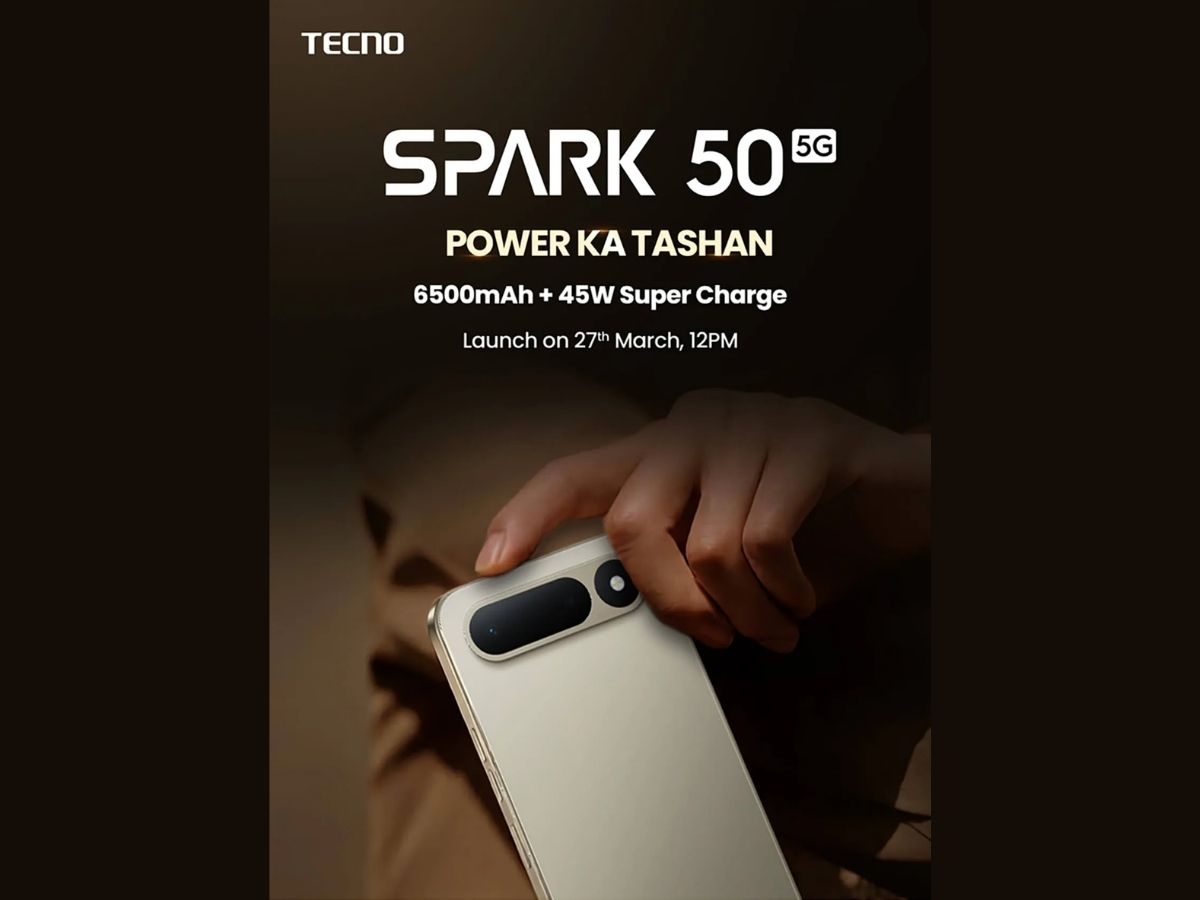 Tecno Spark 50 5G ra mắt ngày 27/3 với thiết kế mới và pin siêu lớn
