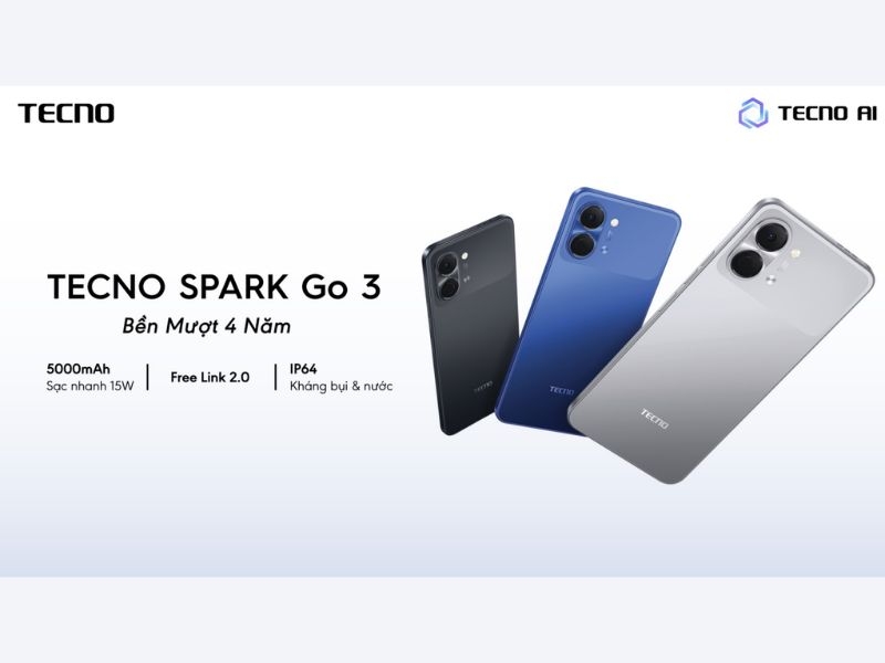 TECNO SPARK Go 3 có gì mới? Những nâng cấp đáng chú ý