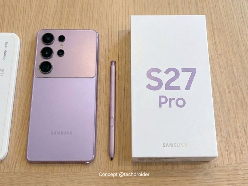 Thông tin Samsung Galaxy S27 Pro lộ diện có camera giống bản Ultra