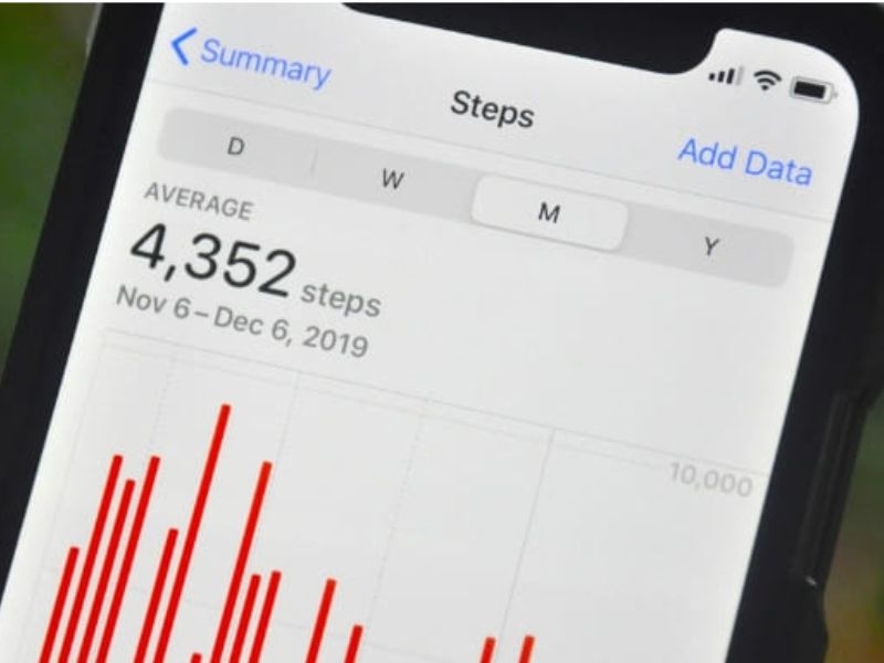 Cách tính bước chân trên iPhone nhanh chóng, tiện lợi