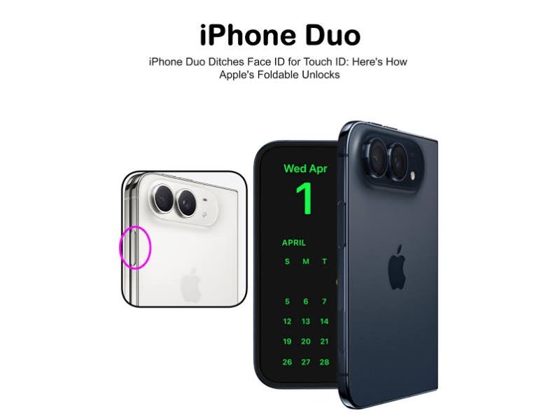 Touch ID iPhone Duo: Bước Lùi Hay Đột Phá Thiết Kế Gập?