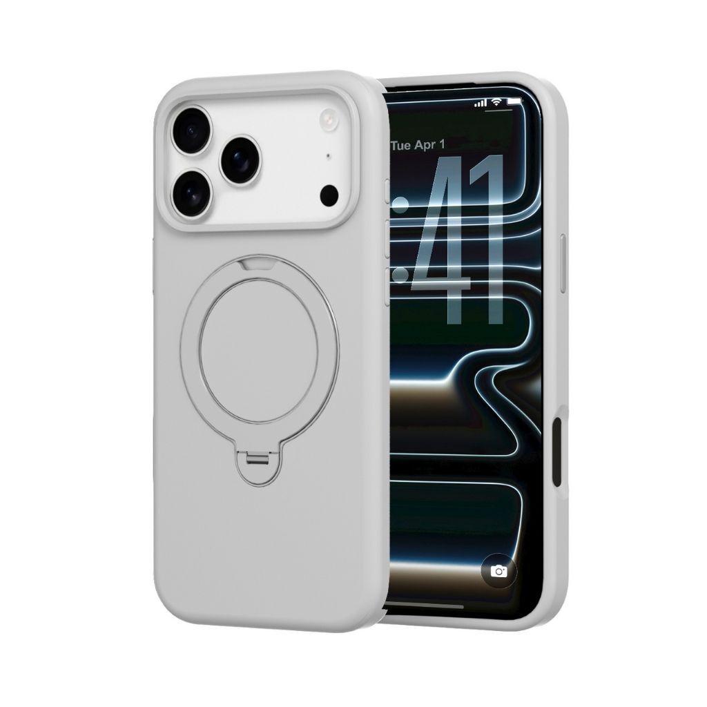 Ốp lưng Magsafe iPhone 18 Pro Max MIPOW IRONBULL SiliconEX Stand-63142