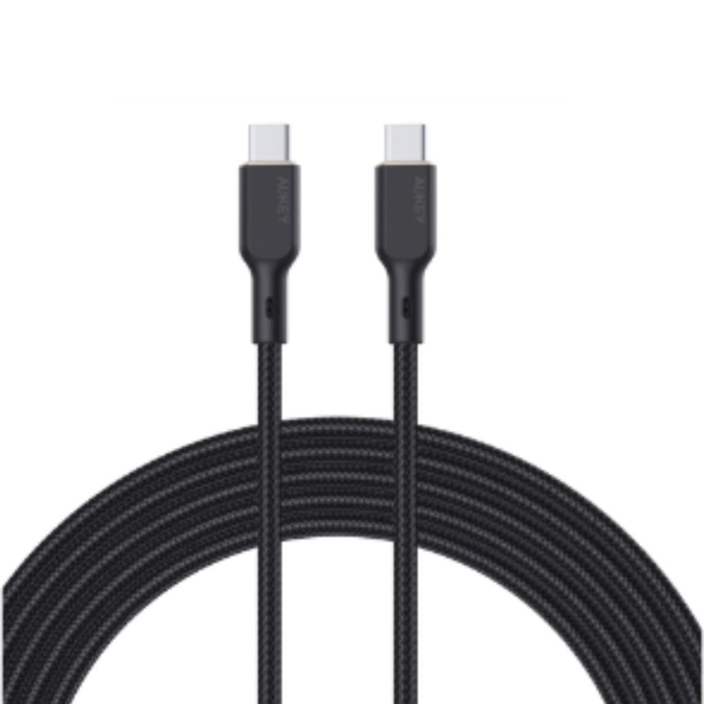Cáp Aukey C-C 100W 1m Dây Dù - CB-CC100-C
