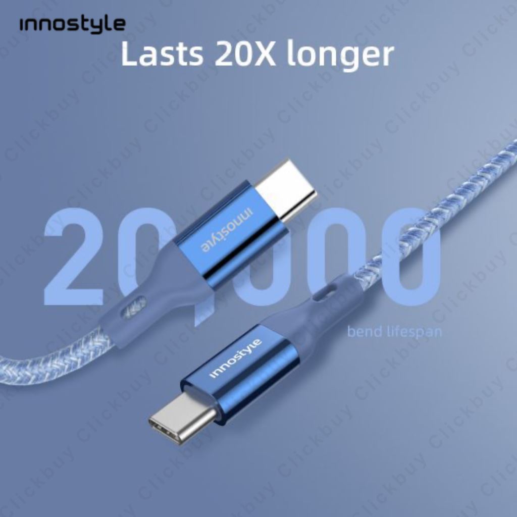 CÁP INNOSTYLE POWERFLEX USB-C TO C 1.5M 60W-55194