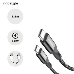 CÁP INNOSTYLE POWERFLEX USB-C TO C 1.5M 60W