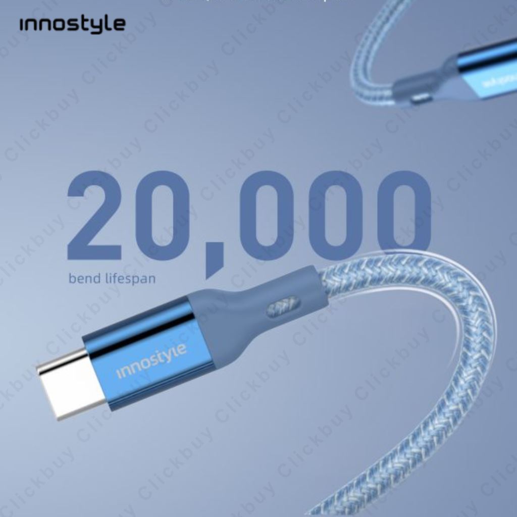 CÁP IPHONE INNOSTYLE POWERFLEX USB-C TO LIGHTNING MFI 1.5M 20/30/60W-55195
