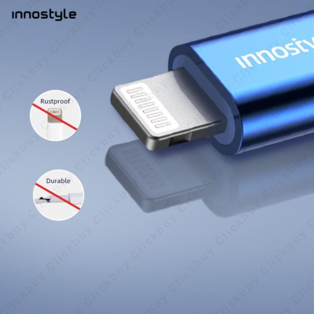 CÁP IPHONE INNOSTYLE POWERFLEX USB-C TO LIGHTNING MFI 1.5M 20/30/60W-55198