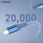 CÁP IPHONE INNOSTYLE POWERFLEX USB-C TO LIGHTNING MFI 1.5M 20/30/60W-55195