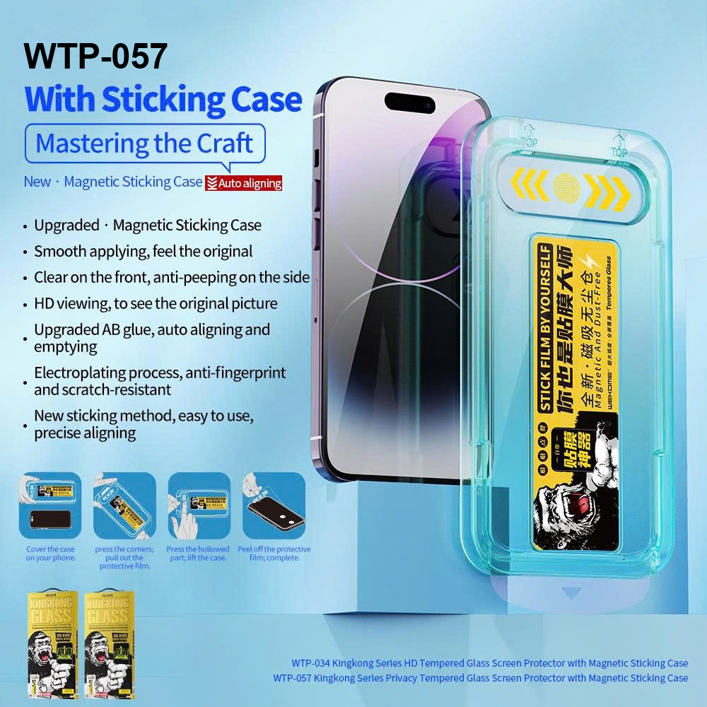 [CNT]Kính cường lực Wekome WTP-057 Iphone 11 Series (Khung tự dán)-56196