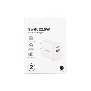 Củ sạc Aukey PA-F2T-WHT 22.5W 