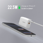 Củ sạc Aukey PA-F2T-WHT 22.5W -60325