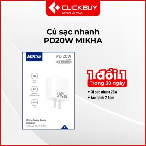 Củ Sạc Nhanh Mikha 20W PD 3.0