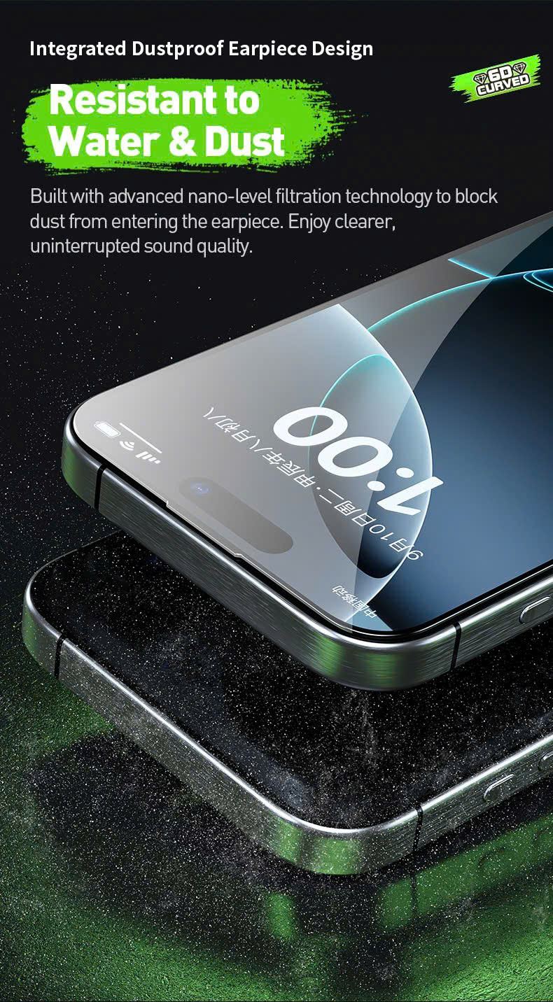 Kính cường lực Wekome WTP-C057 Matte Iphone 16 Series-57734