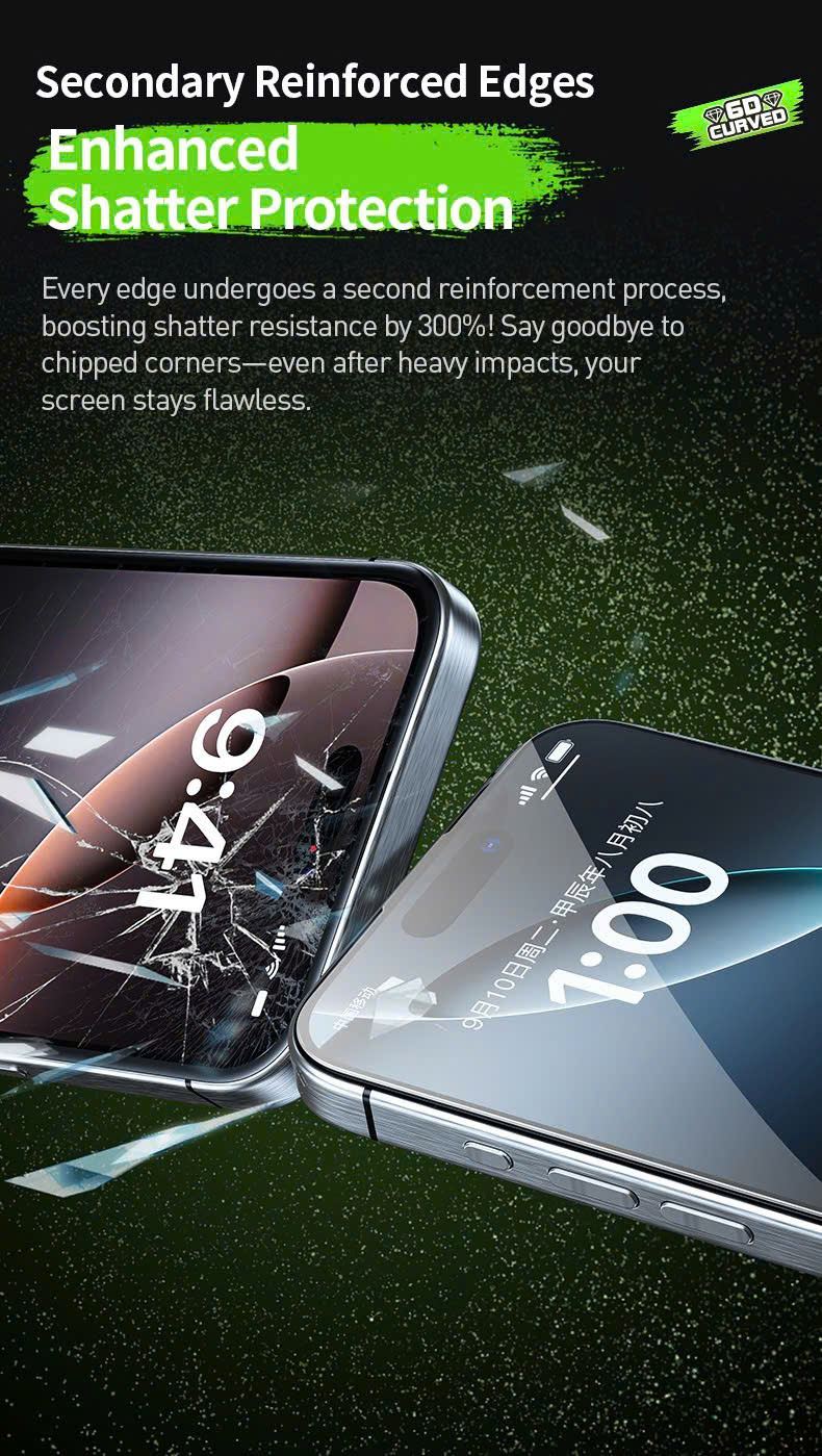 Kính cường lực Wekome WTP-C057 Matte Iphone 17 và Iphone Air-57493