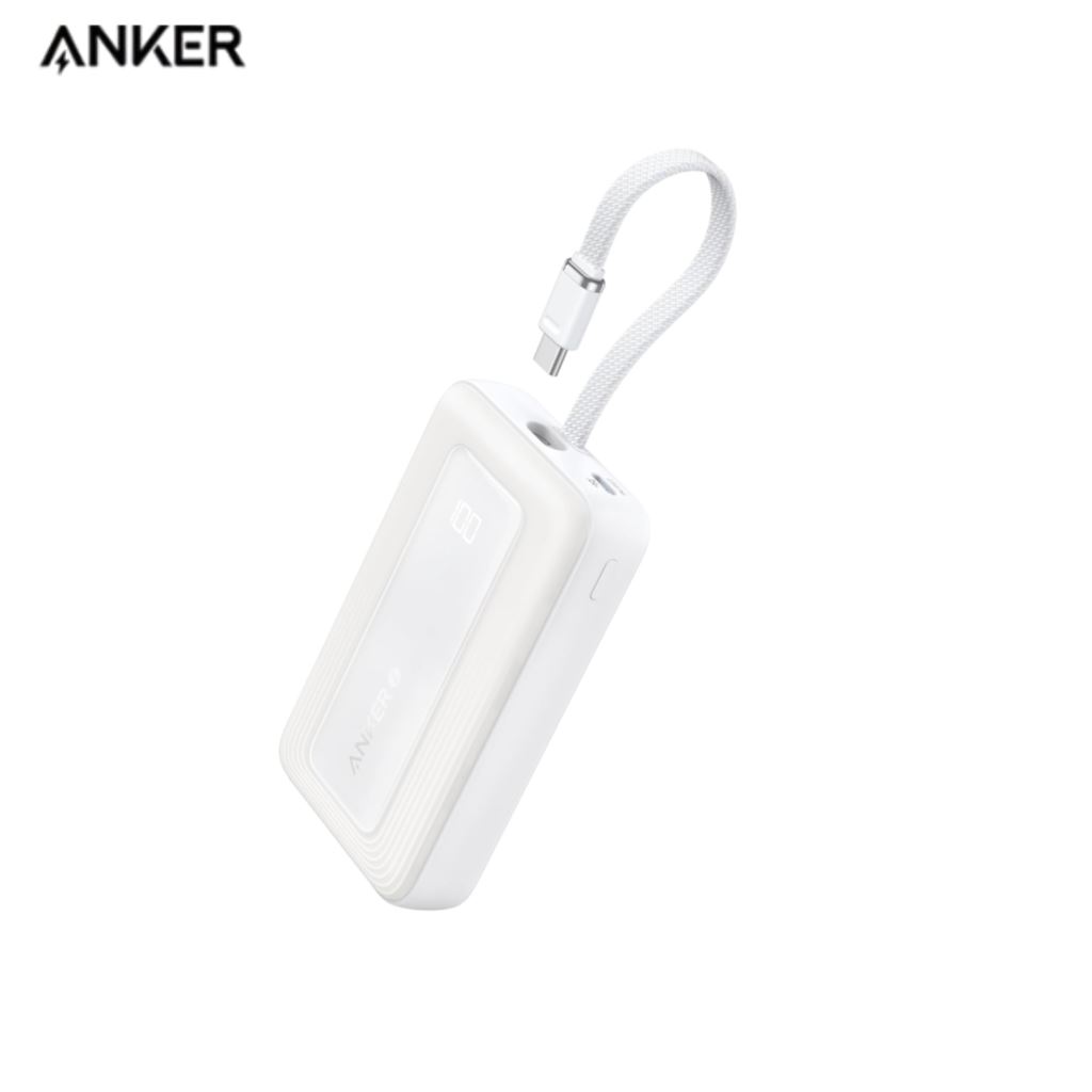 Pin dự phòng Anker Zolo 10000mah 30W 1A1C Tích Hợp Cáp Type-C A1688-55231