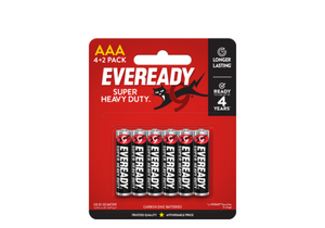 PIN EVEREADY SHD AAA 1212 BP4+2 (6 Viên)