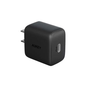 Sạc Aukey PD 20W 1 Cổng Chân Gập Màu Xám - PA-R1B