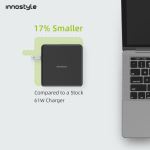 SẠC ĐA CỔNG INNOSTYLE GOMAX PLUS 73W (USB-C PD 61W + 2*USB A SMART AI)-55182