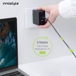 SẠC ĐA CỔNG INNOSTYLE GOMAX PLUS 73W (USB-C PD 61W + 2*USB A SMART AI)-55186