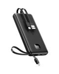 Sạc dự phòng Innostyle MultiCharge Go 10000 mAh kèm 3 cáp - IP20MCBLK-60810