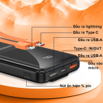 Sạc dự phòng Polymer 10.000mAh Vivumax P150 -59234