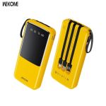 SDP Wekome 4 Cổng Màn Led 12W 10.000 mAh Màu Vàng - WP-09-55152