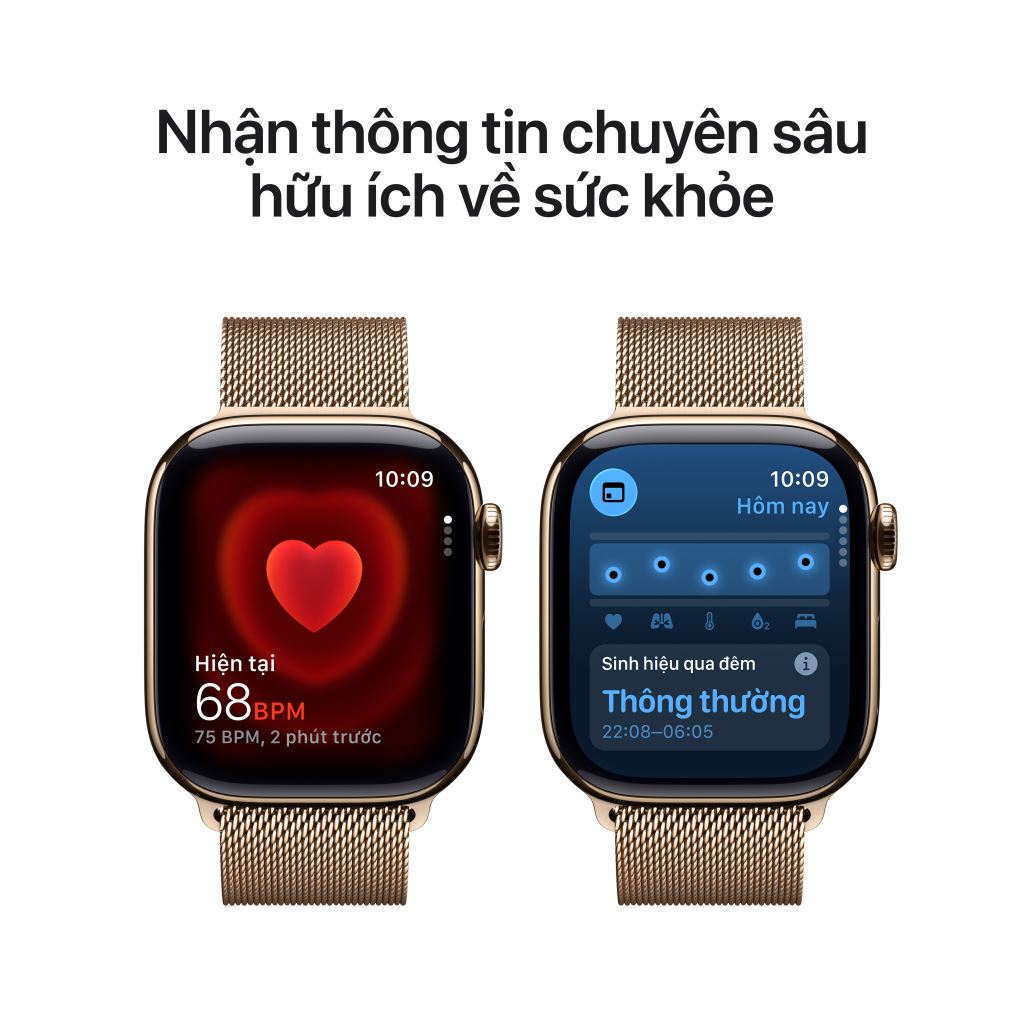 Apple Watch Series 11 5G 42mm Viền Titan Dây Thép - bảo hành 1 đổi 1 12 tháng-57208