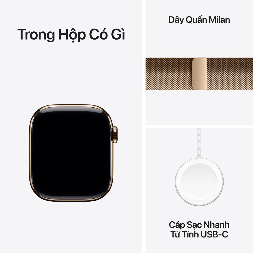 Apple Watch Series 11 5G 42mm Viền Titan Dây Thép - bảo hành 1 đổi 1 12 tháng-57211