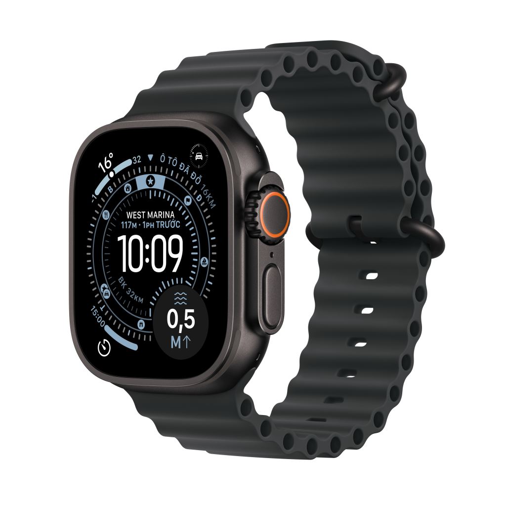 Apple Watch Ultra 3 5G 49mm Viền Titan Dây Cao Su - Bảo hành 1 đổi 1 12 tháng-57312