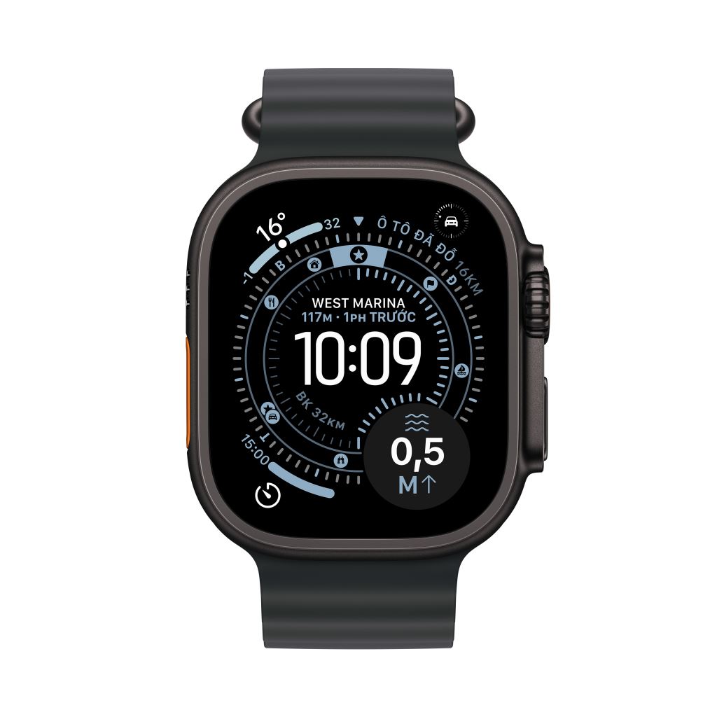 Apple Watch Ultra 3 5G 49mm Viền Titan Dây Cao Su - Bảo hành 1 đổi 1 12 tháng-57313