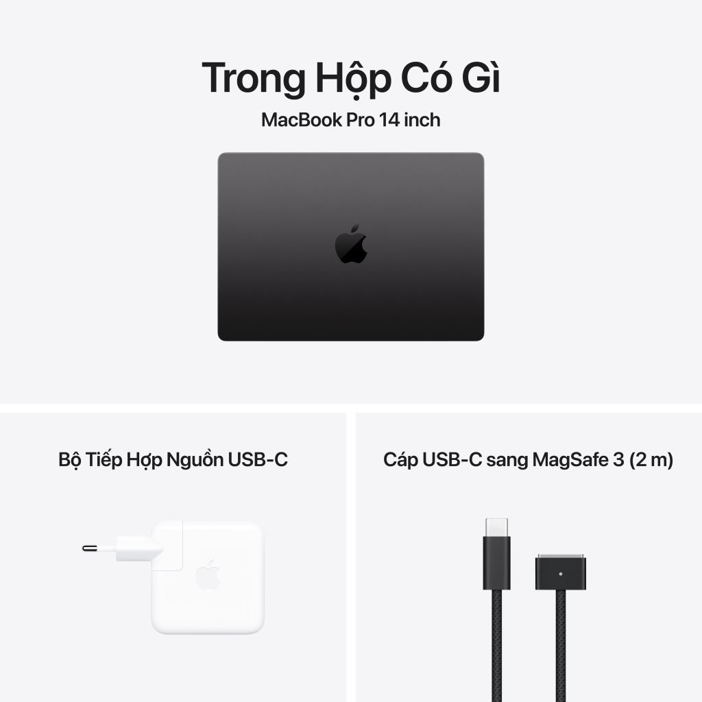 Macbook Pro 14 inch M5 10CPU 10GPU 16GB 512GB - 1 đổi 1 12 tháng-58368
