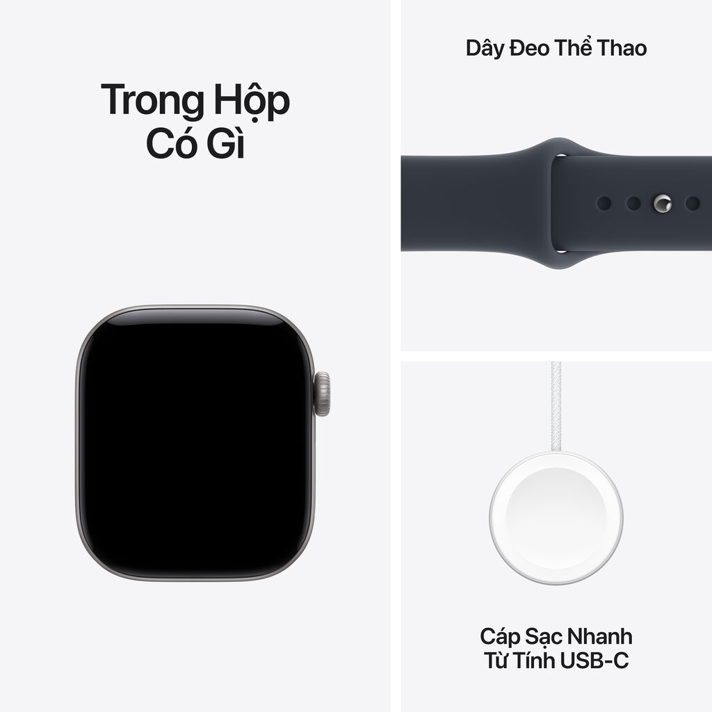Apple Watch Series 12 5G 42mm Viền Nhôm Dây Cao Su - 1 đổi 1 12 tháng-62591