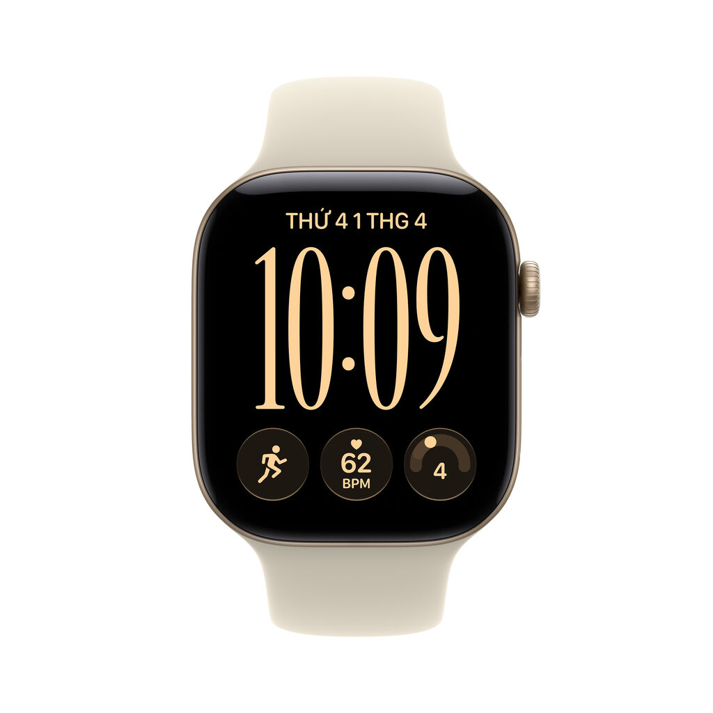 Apple Watch Series 12 5G 46mm Viền Nhôm Dây Cao Su - 1 đổi 1 12 tháng-62547