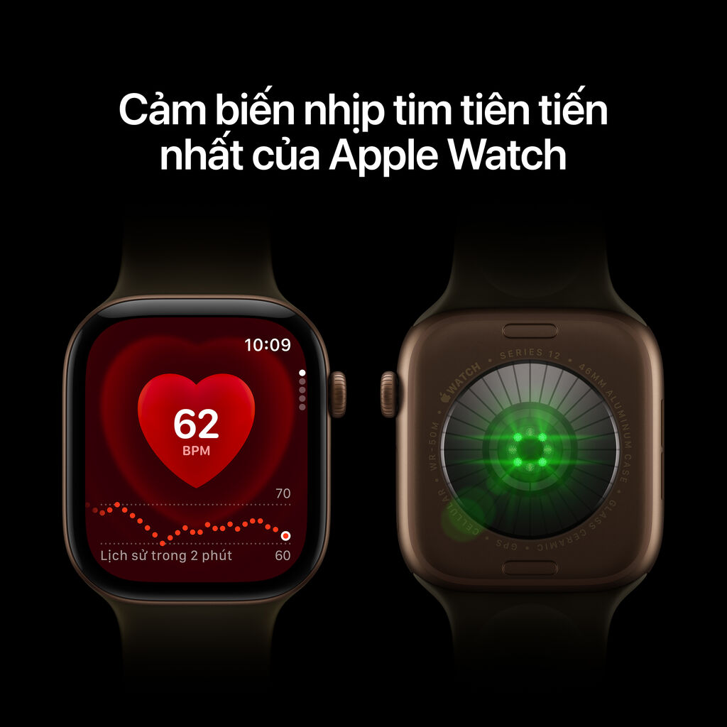 Apple Watch Series 12 5G 42mm Viền Titan Dây Cao Su - 1 đổi 1 12 tháng-62833