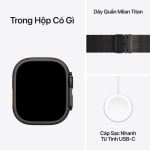 Apple Watch Ultra 3 5G 49mm Viền Titan Dây Thép - Bảo hành 1 đổi 1 12 tháng-57431