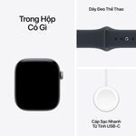 Apple Watch Series 12 5G 42mm Viền Nhôm Dây Cao Su - 1 đổi 1 12 tháng-62591