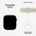 Apple Watch Series 12 5G 46mm Viền Nhôm Dây Cao Su - 1 đổi 1 12 tháng-62553